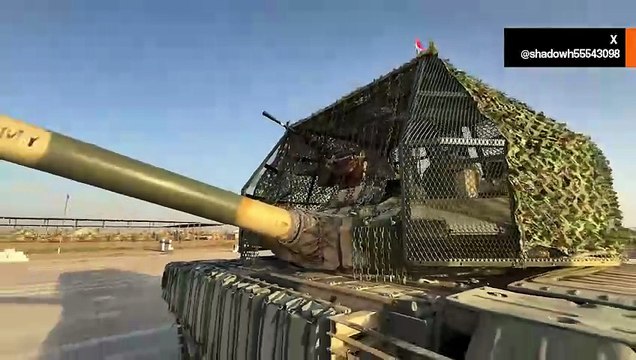 Iraq modernises T-90S/IQ tanks with extra armour against drones and anti-tank weapons