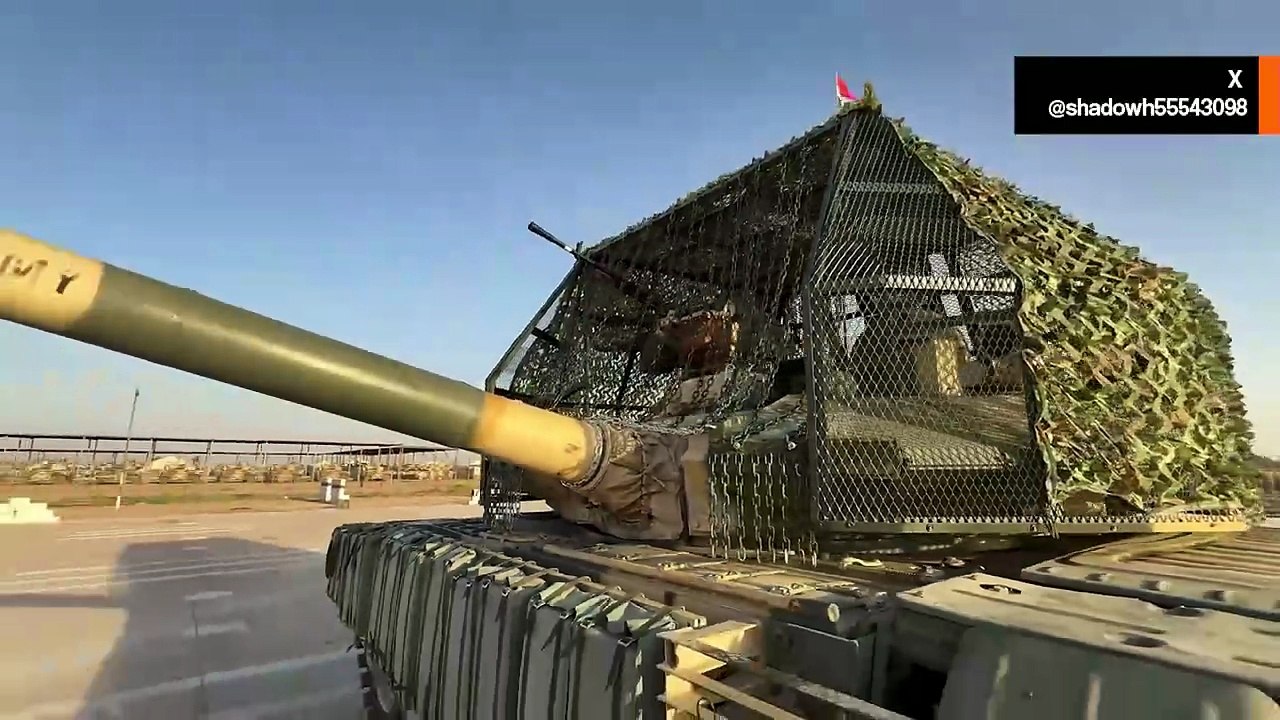 עיראק משדרגת טנקי T-90S/IQ עם מיגון נוסף נגד רחפנים ונשק נ"ט