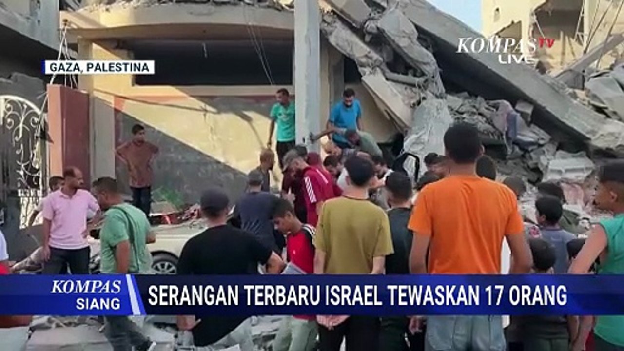 17 Orang di Gaza Tewas Akibat Serangan Udara Israel, Termasuk Perempuan dan Anak-Anak