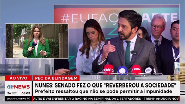 Nunes apoia Senado em rejeitar “PEC da Blindagem”; Deisy e Motta comentam