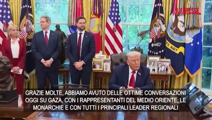 Medioriente, Trump: "Non permetter? a Israele di annettere la Cisgiordania"