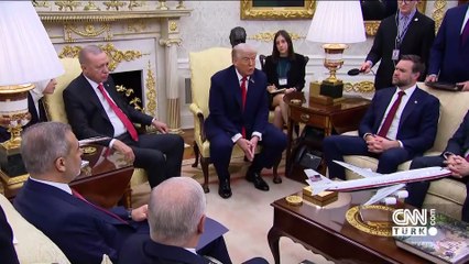 Beyaz Saray'da Erdoğan-Trump görüşmesinin perde arkası Ana Haber'de ekrana geldi