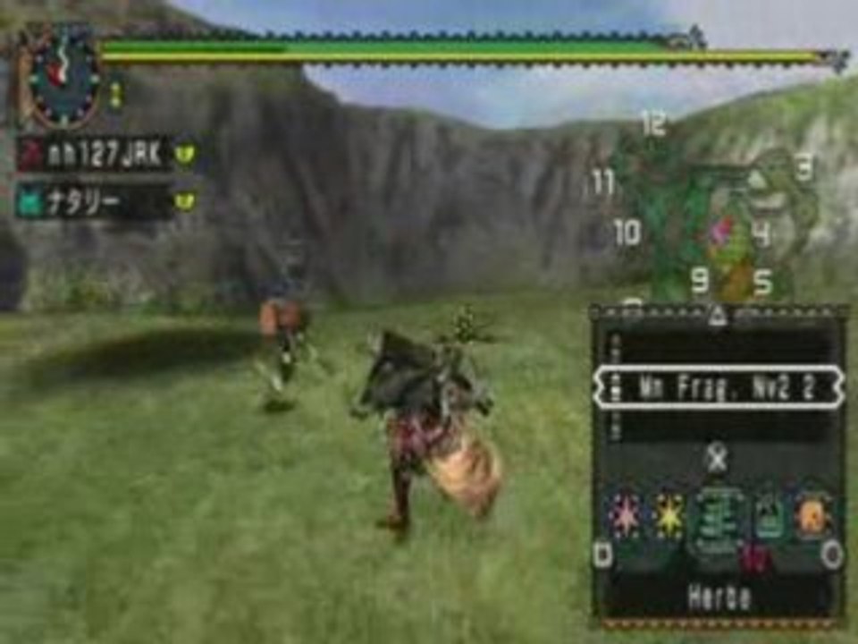 [MHP2-G]Fight vs rathalos azur