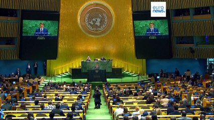 Druck nimmt zu - Israels Ministerpräsident Netanjahu spricht vor den Vereinten Nationen