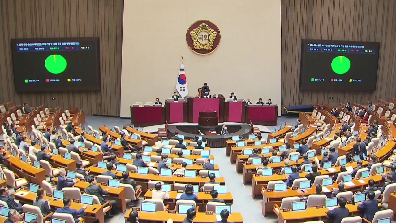 산불 피해 특별법 국회 통과..."피해 복구 초석" / YTN