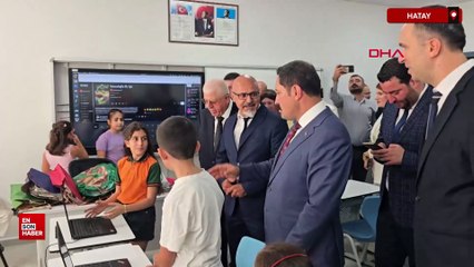 Hatay'da deprem sonrası 798 okul onarıldı, 181 yeni okul hizmete girdi