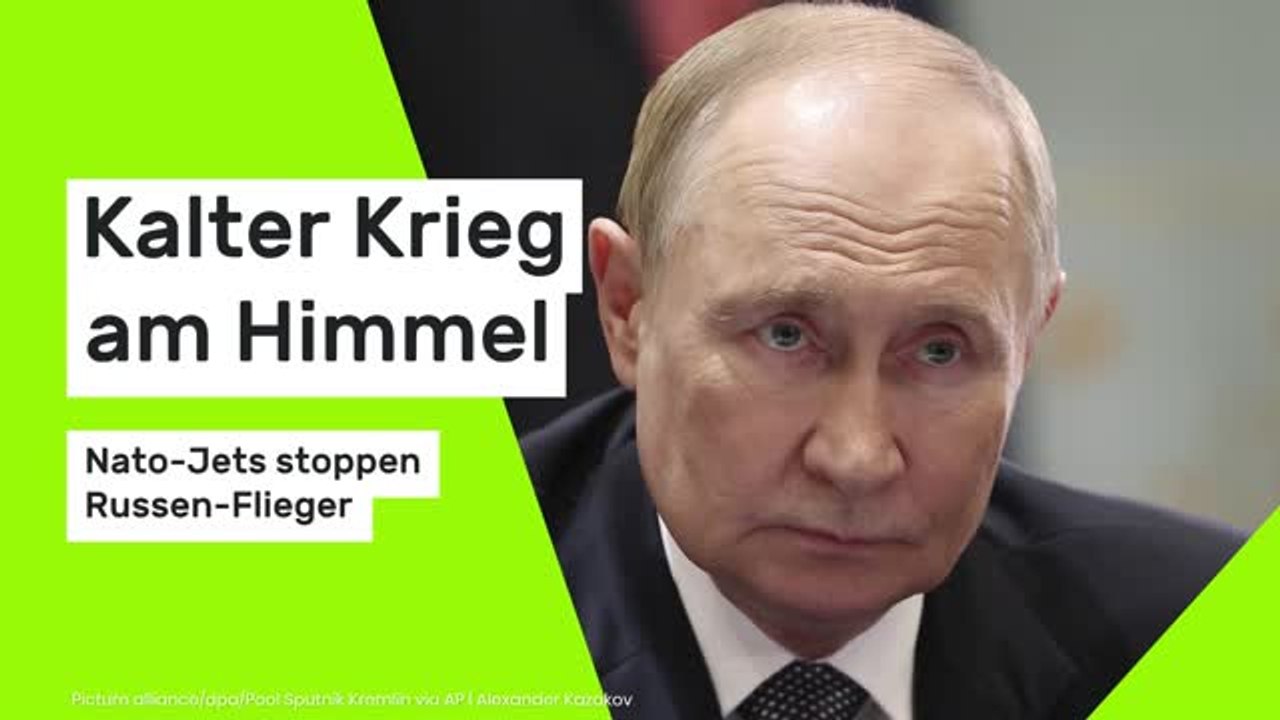 Neue Putin-Provokation: Kalter Krieg am Himmel - Nato-Jets stoppen Russen-Flieger