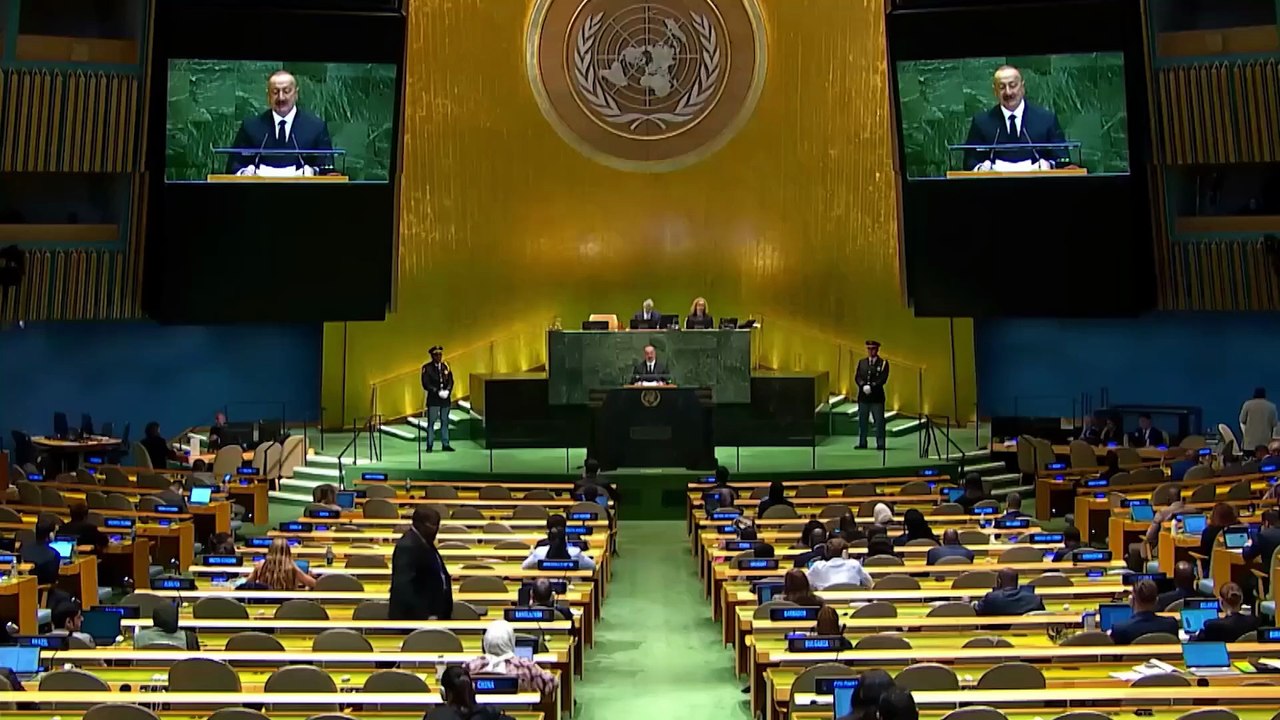 President Aliyev showcases Azerbaijan’s peace deal and energy leadership at UN