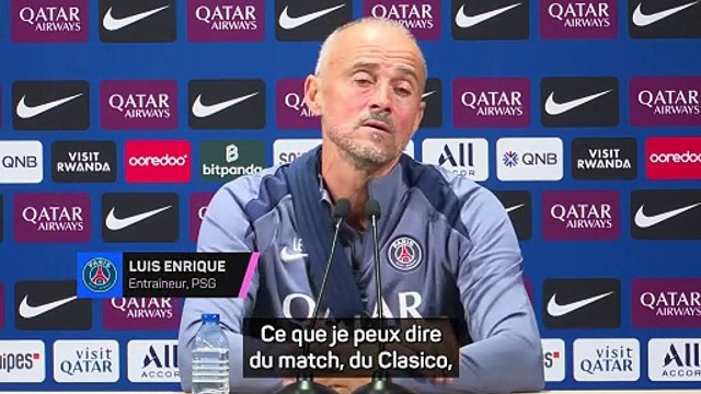 Luis Enrique : On ne méritait pas de perdre contre l'OM