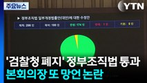 '검찰청 폐지' 정부조직법 통과...본회의장 또 망언 논란 / YTN