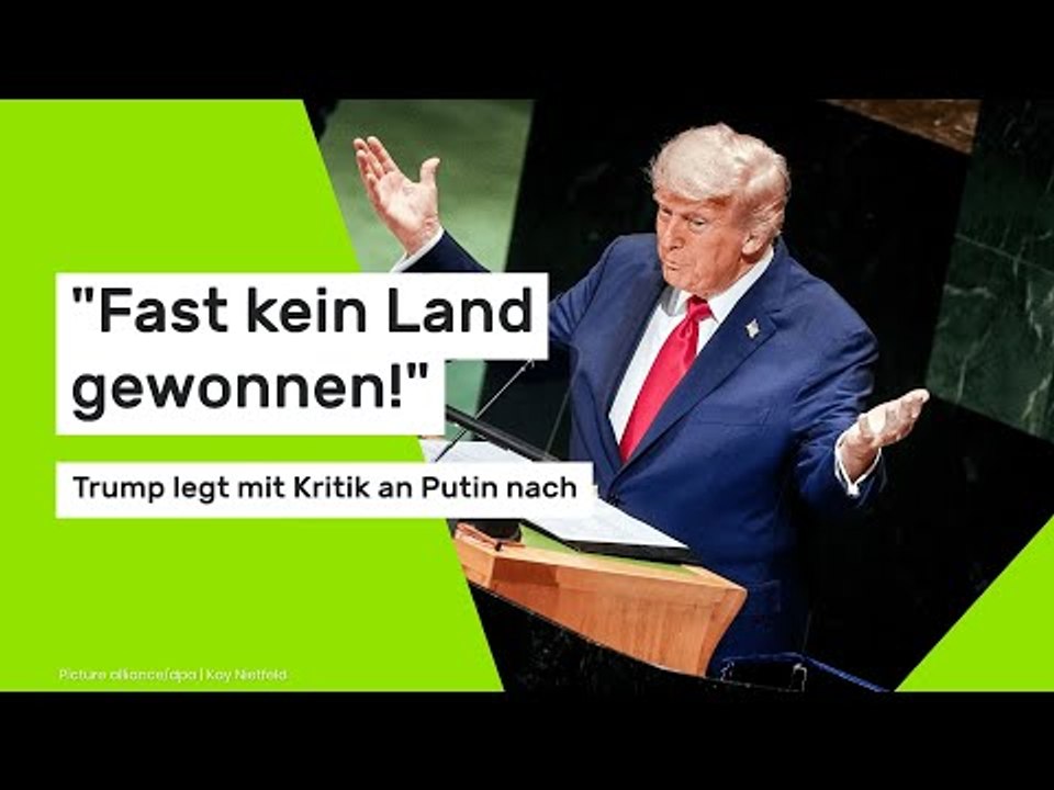 'Fast kein Land gewonnen!' US-Präsident legt mit Kritik an Putin nach