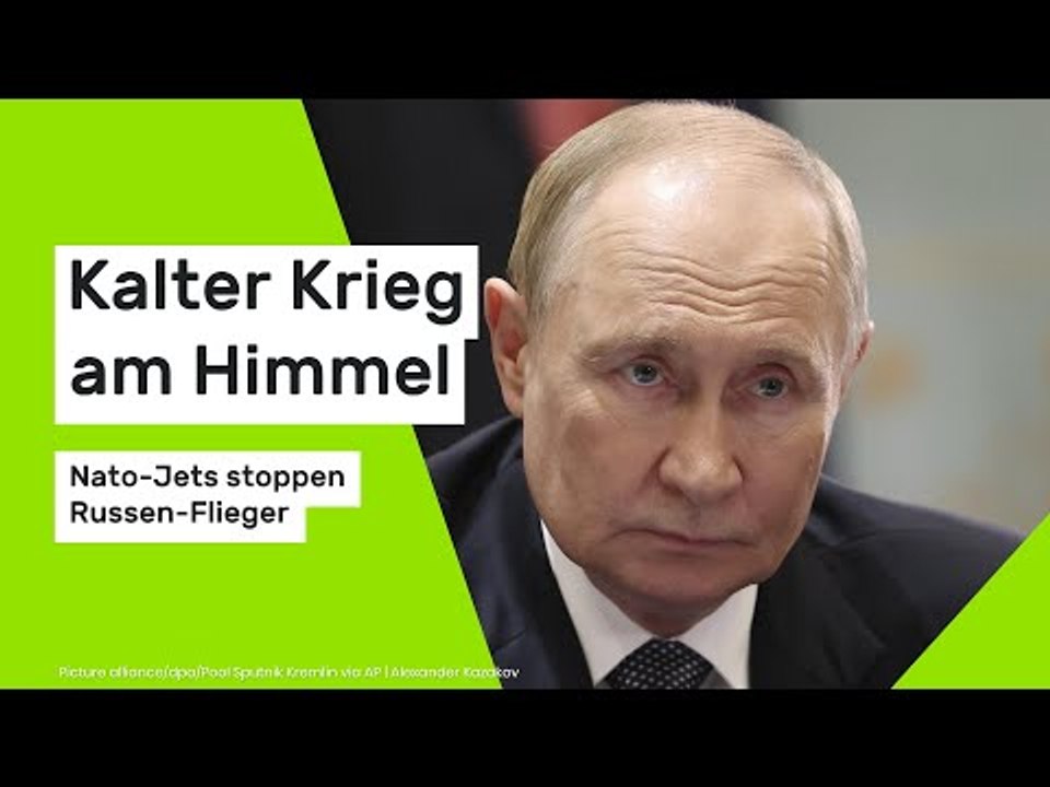 Neue Putin-Provokation: Kalter Krieg am Himmel - Nato-Jets stoppen Russen-Flieger