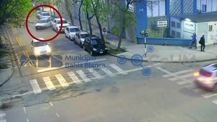 Así robaron un auto en la puerta del Hospital