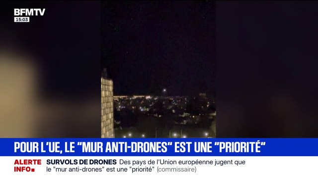 Drones suspects: pour l'Union Européenne, le mur anti-drones est une priorité