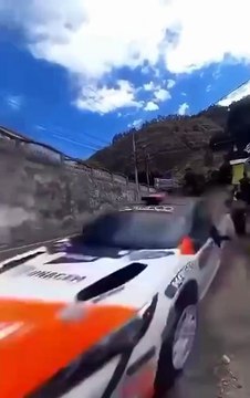 Des spectateurs de Rallye très chanceux