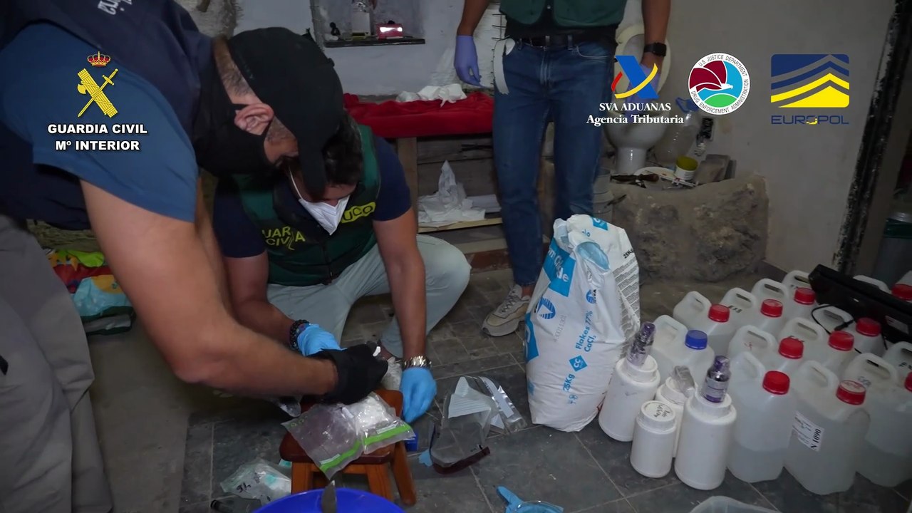 Así es el laboratorio de cocaína digno de 'Brea...