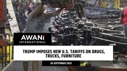 Trump imposes new U.S. tariffs on drugs, trucks, furniture