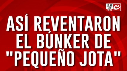 Así reventaron el búnker narco de "Pequeño J", el líder narco más buscado del país