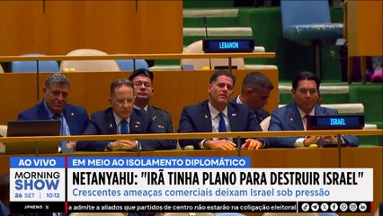 Netanyahu critica países que reconheceram Estado Palestino em discurso na ONU