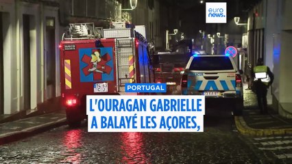Portugal : l'ouragan Gabrielle a balayé l'archipel des Açores, sans faire de victimes