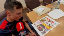Así repasa Juan Ayuso sus cuatro portadas en MARCA