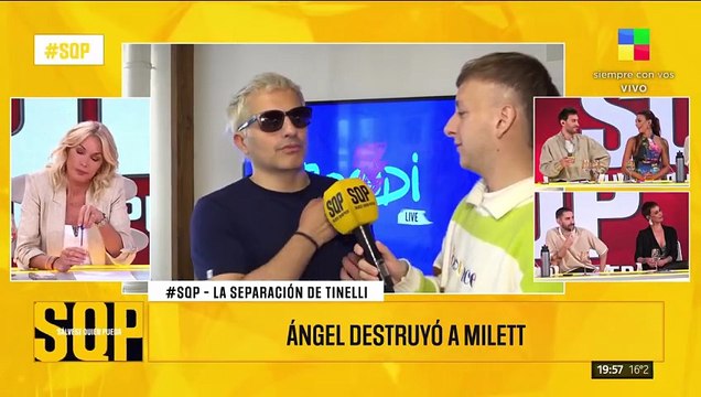 Ángel De Brito opinó, sin pelos en la lengua, sobre la separación de Tinelli y Milett Figueroa