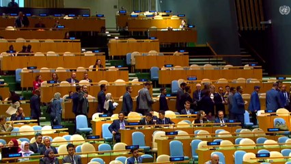 La mayoría de países abandonan la Asamblea de la ONU al inicio del discurso de Netanyahu