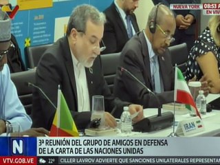 Ministro iraní muestra respaldo a Venezuela ante las medidas coercitivas unilaterales