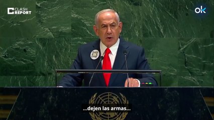 El mensaje de Netanyahu a Hamás en la ONU: "Si liberan a los rehenes, vivirán, y si no, los perseguiremos"