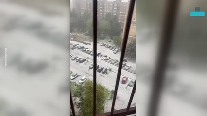 September Snowfall Blankets Milan in White Vid