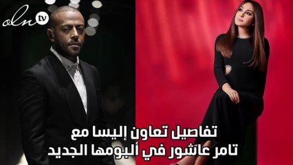 تفاصيل تعاون إليسا مع تامر عاشور في ألبومها الجديد