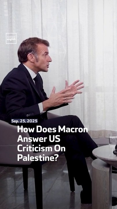 How Does Macron Answer US Criticism On Palestine?