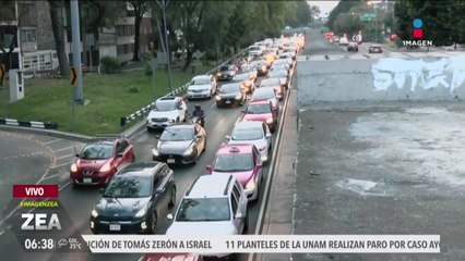 Reporte vial: Así luce esta mañana Viaducto Río de la Piedad