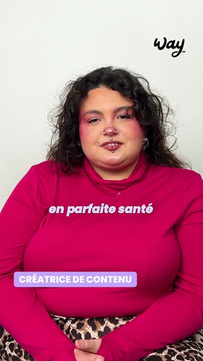 On peut être obèse et en parfaite santé ?  Mathilde, créatrice de contenu avait 1 min pour répondre aux clichés sur la grossophobie.