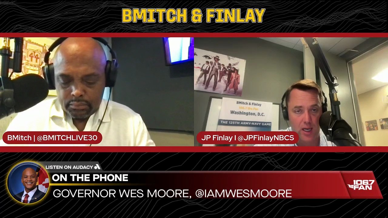 Governor Wes Moore's Pick For Commanders vs. Falcons I BMitch & Finlay
