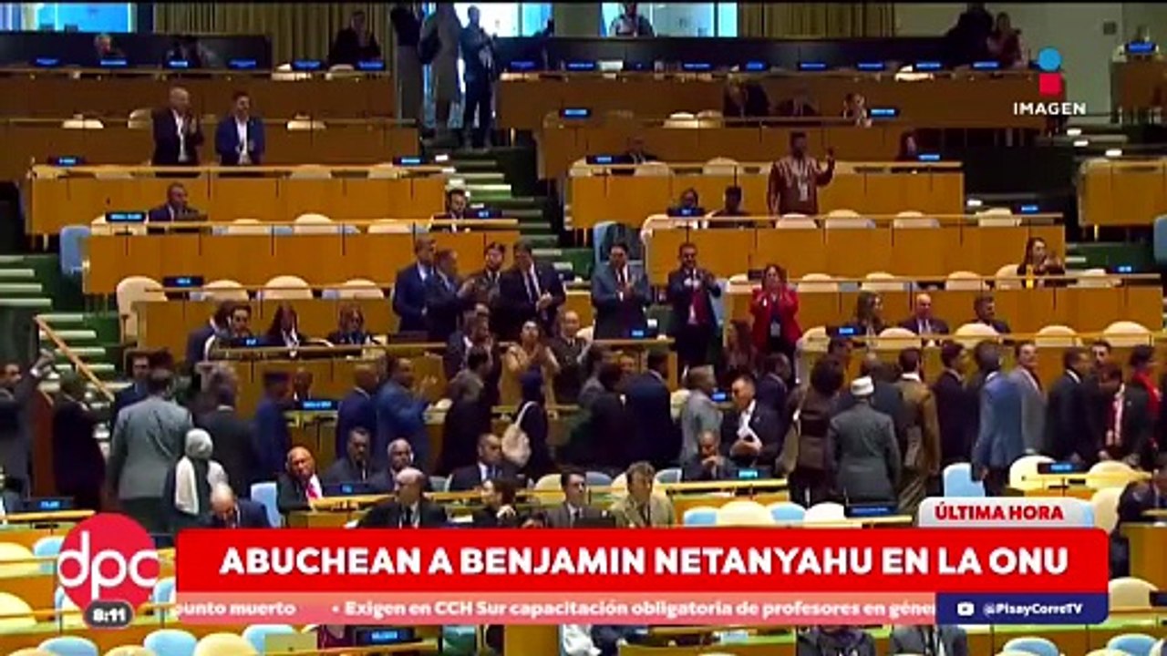 Abucheos y retiro de delegados contra Netanyahu en la ONU | DPC con Paola Rojas