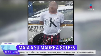 Hombre es detenido luego de matar a golpes a su propia madre