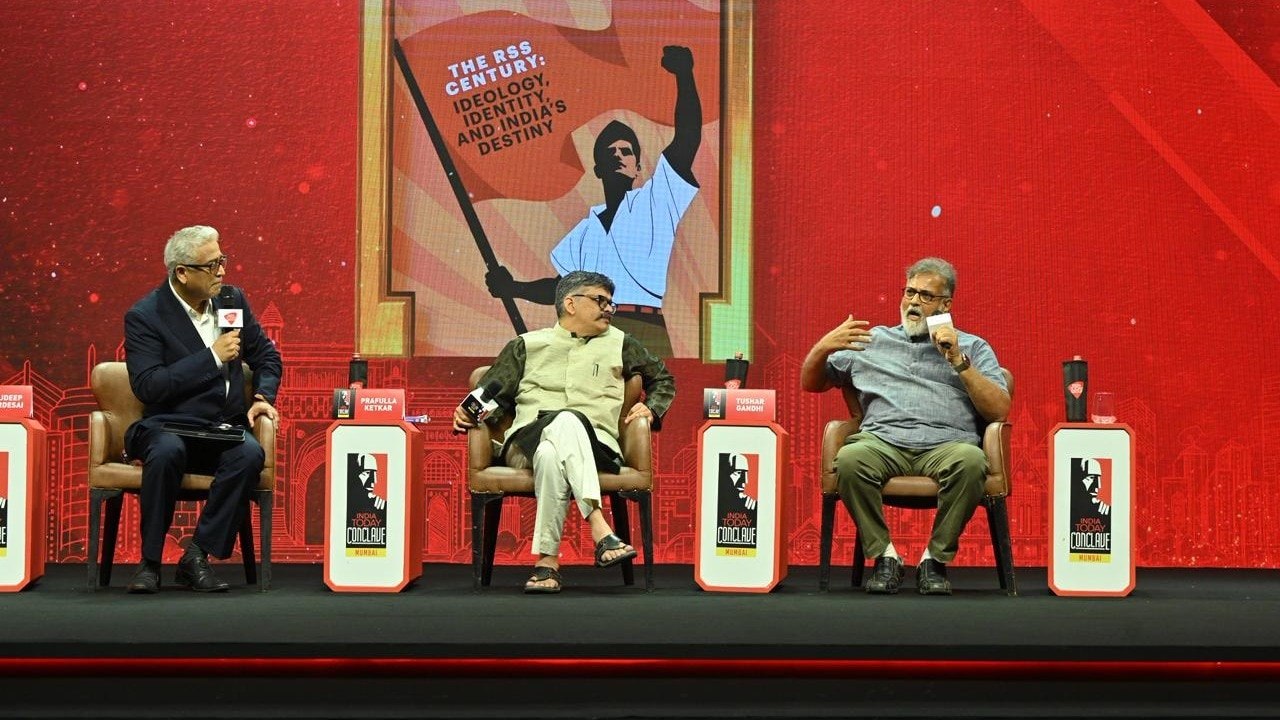 Prafulla Ketkar hails RSS as civilizational force, Tushar Gandhi calls it divisive