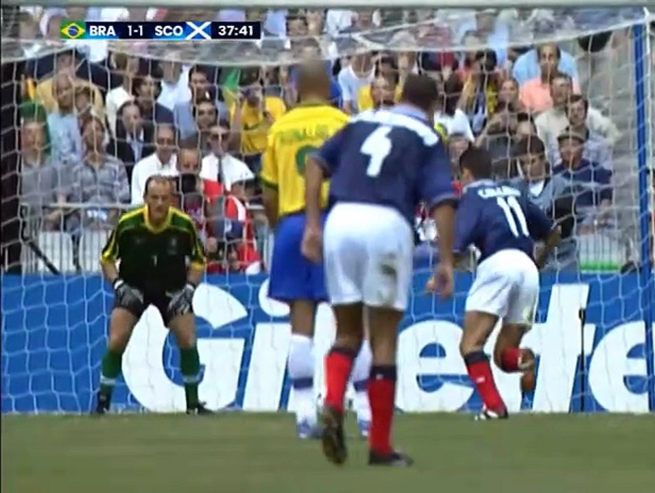 Copa do Mundo 1998 Brasil x Escócia (Grupo A) com Galvão Bueno (Globo)