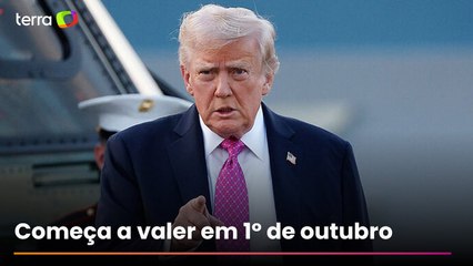 Trump anuncia novas tarifas de até 100% sobre medicamentos, móveis e caminhões