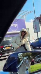 Caught a Homeless Woman Stealing A Store TV