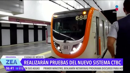 Realizarán pruebas del Sistema de Control de Trenes en la Línea 1