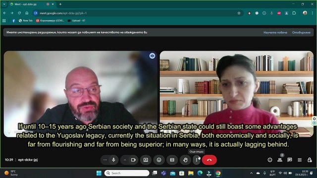 Assoc. Prof. Hristo Berov: There are no prospects of a civil war in Serbia!