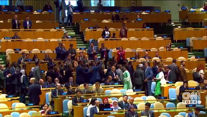 SON DAKİKA... Netanyahu BM’de büyük şok: Boş salona konuştu!
