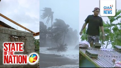 Mahigit 14,000 hinagupit ng #OpongPH sa Oriental Mindoro; Nasa 500 pasahero, stranded | SONA