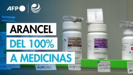 Trump anuncia aranceles 100% a medicamentos