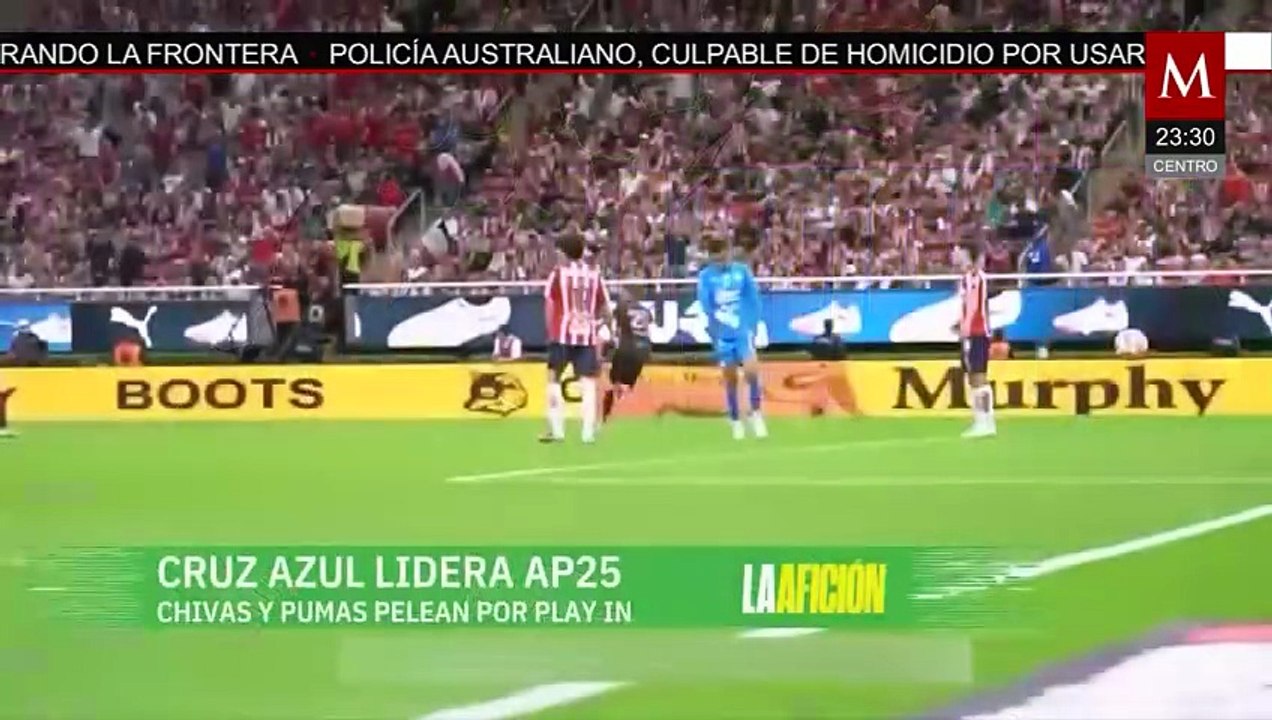 Cruz Azul lidera el Apertura 2025; Chivas y Pumas buscan el Play In