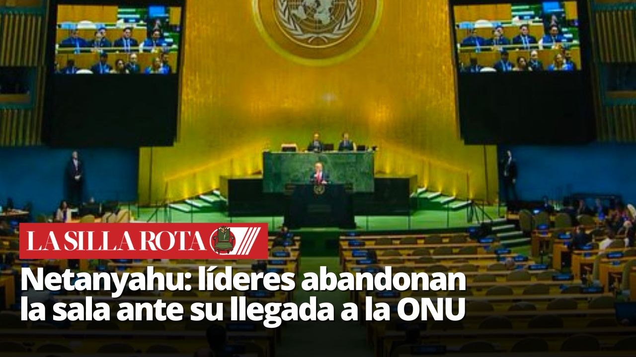 Líderes abandonan la ONU durante discurso de Netanyahu sobre Palestina