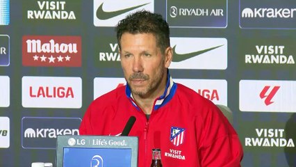 TIT: 'Cholo' Simeone: "El Madrid ha crecido en el juego colectivo"