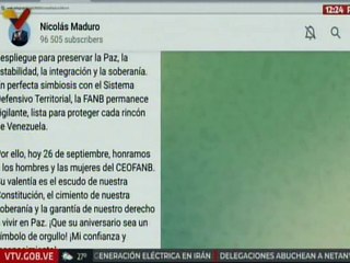 Presidente Nicolás Maduro conmemora 20 Años del Comando Estratégico Operacional FANB